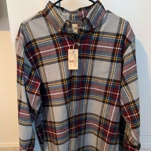 NWT, Bass Pro, Red Head, Plaid Flannel, Medium